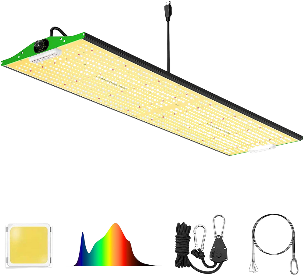 Viparspectra P4000 Full Spectrum 400W LED Grow Light with Upgraded SMD LEDs and Dimmable Plant Light New