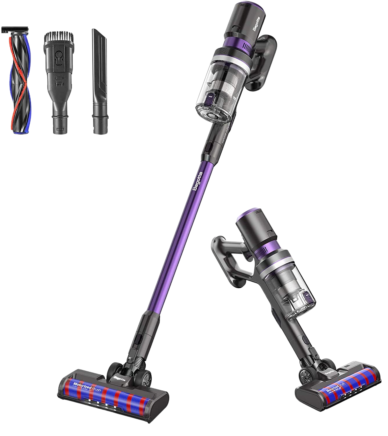 Bagotte BS900 25000PA 8 in 1 Stick Handheld Cordless Vacuum Cleaner New