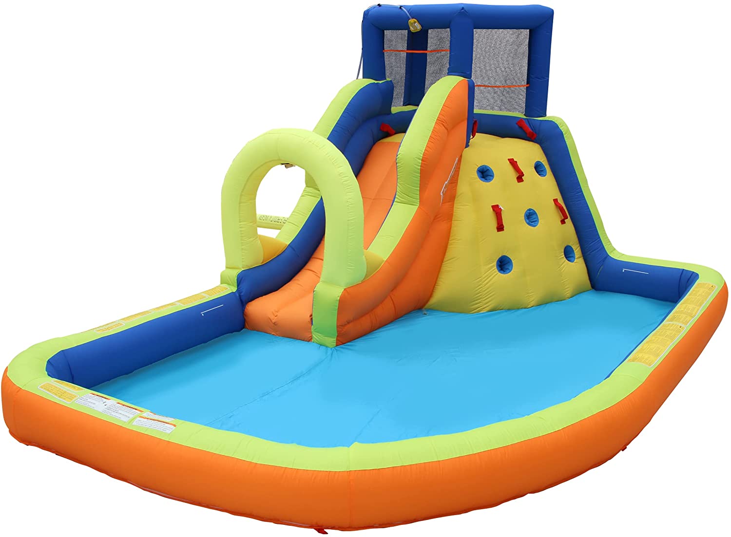 BANZAI 29310A Splash Summit Inflatable Water Park Multicolor New