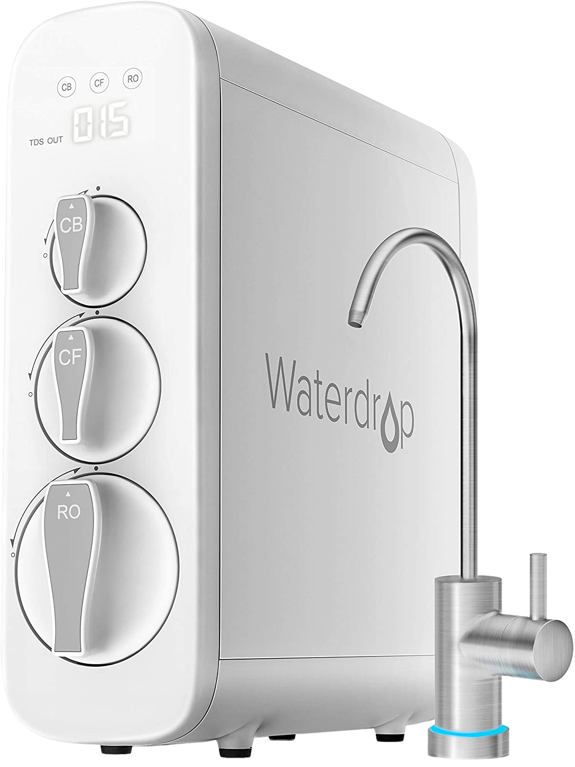 Waterdrop WD-G3-W Reverse Osmosis Water Filter System New