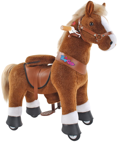 PonyCycle Ux424 Ride On Horse Brown Medium New