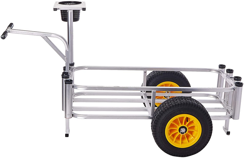 fish n mate cart bait basket cutting board accessory Angler's Fish-N-Mate 143 Pier Cart with Cutting Board and Bait Basket New
