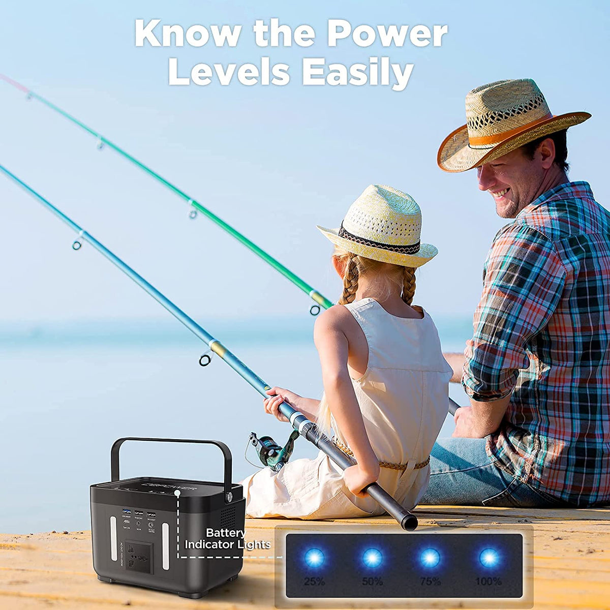 DBPOWER PW0002 250wh 67200mah Backup Lithium Battery 110v Portable Power Station New