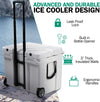 Landworks GUT070 11 Gallon Rotomolded Wheeled Ice Cooler New