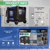 DuroMax XP9000iH 7600W/9000W 459cc Remote Start Dual Fuel Inverter Generator New