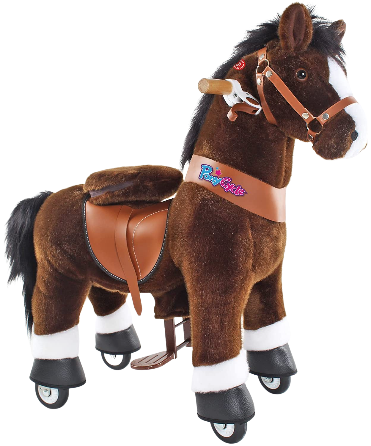 PonyCycle Ux321 Ride On Horse Chocolate Small New