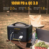 VTOMAN JUMP1500 1500W/1548Wh Portable Power Station Solar Generator with Jump Starter New