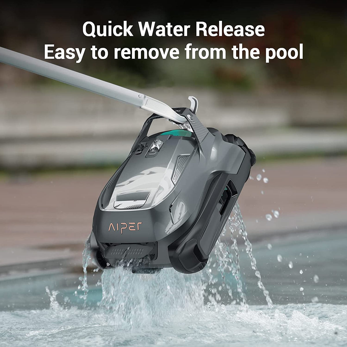 Aiper SEAGULL-PLUS Floor Cleaning Cordless Robotic Pool Cleaner Gray New