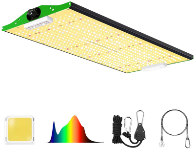 Viparspectra P2000 Full Spectrum 200W LED Grow Light with Upgraded SMD LEDs and Dimmable Plant Light New
