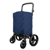 WonderFold Baby X2 Push/Pull 2-Passenger Double Stroller Wagon Navy New