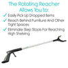 Vive Reacher Grabber 32" Extra Long Mobility Aid w/ Rotating Hand, Heavy Duty Grip Arm New