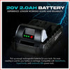 G GUT123 Rechargeable Battery System for 20V 2Ah Hedge Trimmer Chainsaw and String Trimmer New