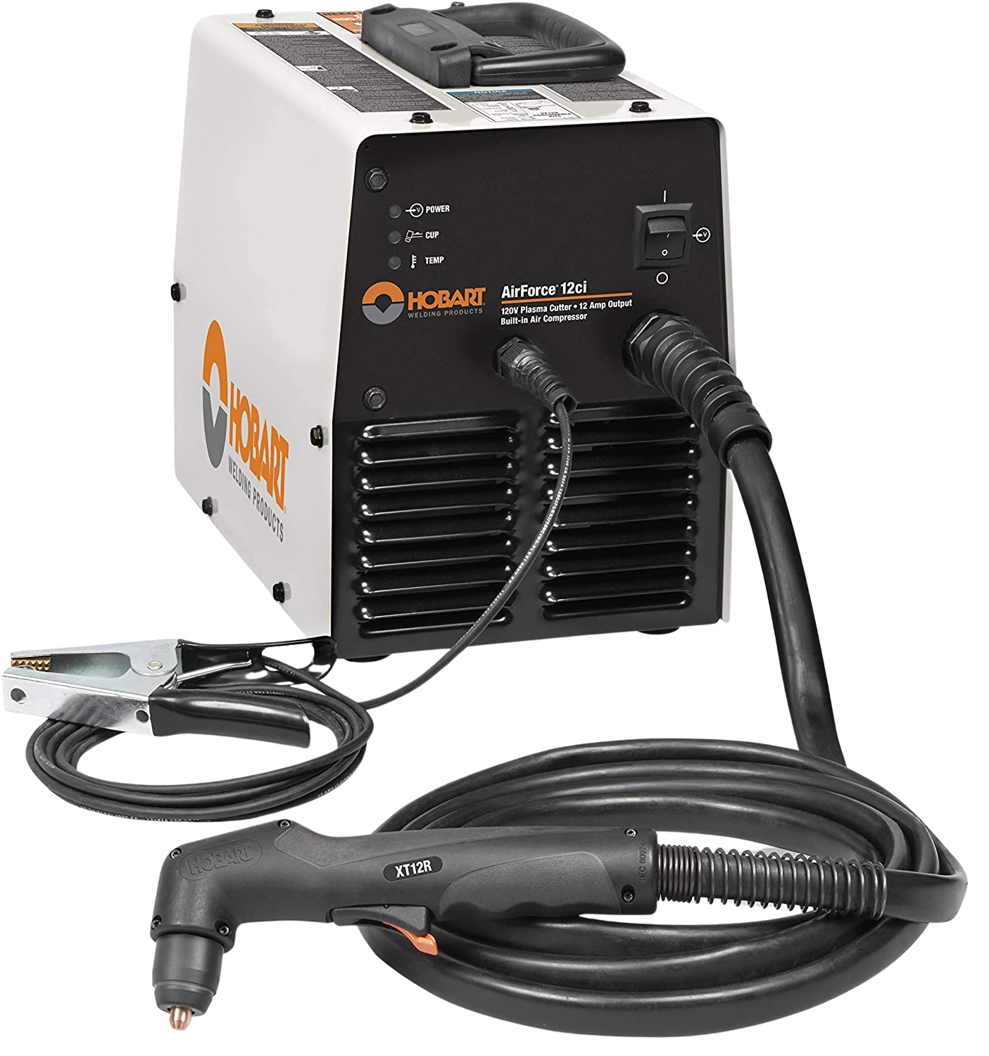 Hobart 500564 Airforce 12ci Plasma Cutter with Built-In Air Compressor 120V New