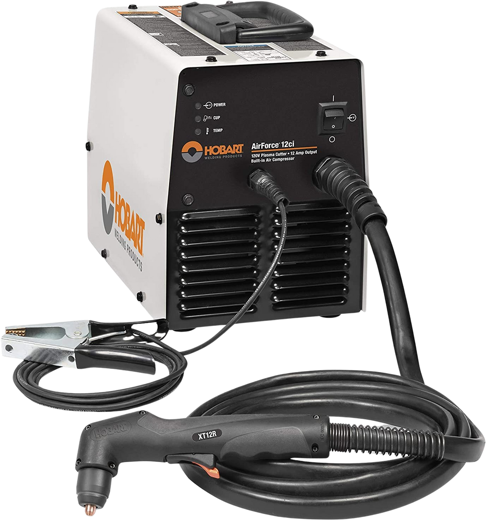 Hobart 500564 Airforce 12ci Plasma Cutter with Built-In Air Compressor 120V New