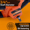 Super Handy GUO018 48V 2Ah Battery 6" x 30" Drill Bit 3/4" Shaft Electric Earth Auger and Drill Bit New