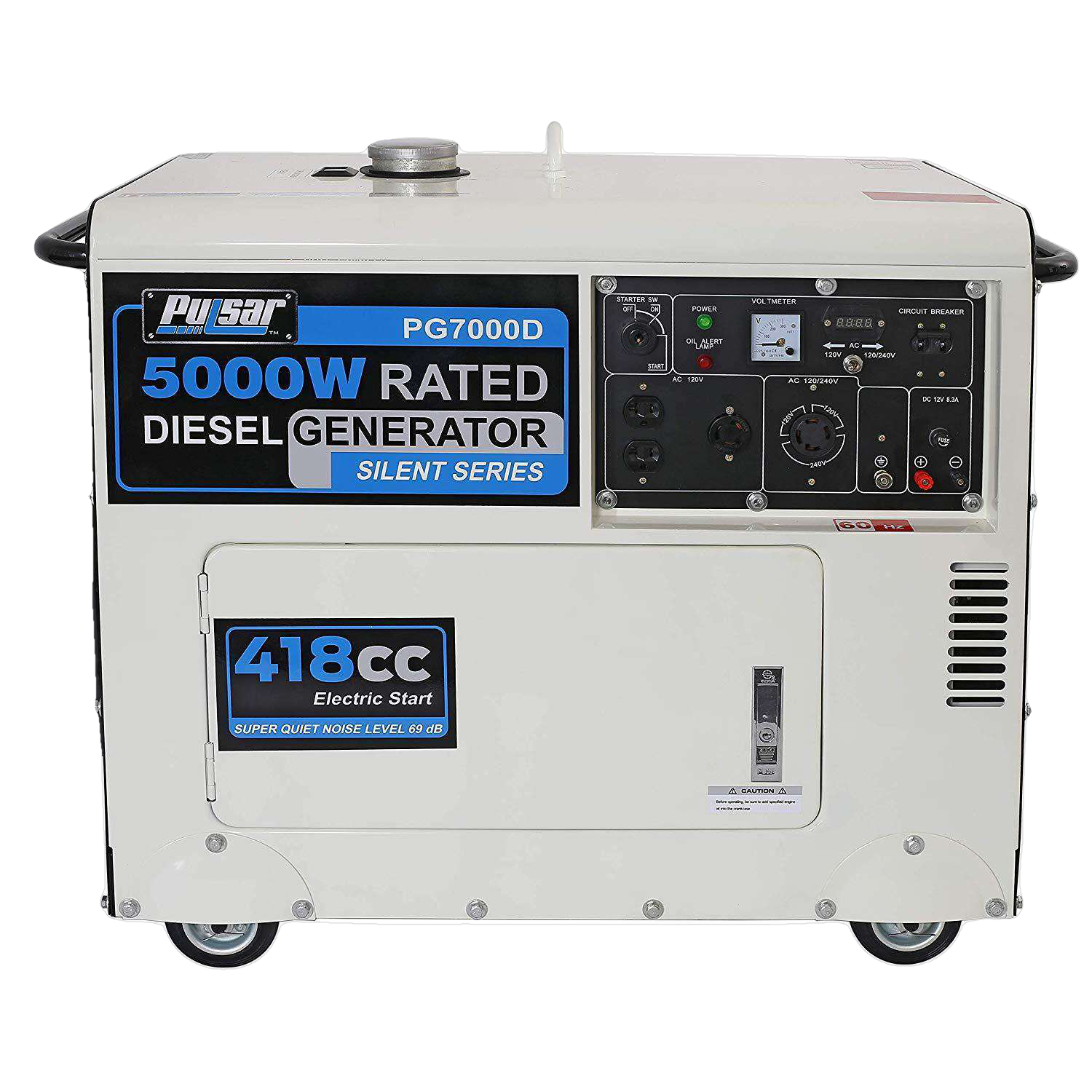 Pulsar Products PG7000D 5000W/5500W Diesel Start Portable Generator New – FactoryPure