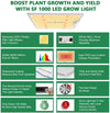 Spider Farmer Full Grow Kit SF1000 Full Spectrum Grow Light Dimmable Mean Well Driver 27" x 27" Tent and Accessories New