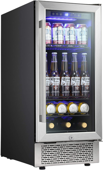 Antarctic Star W74C 15 Inch Beverage Refrigerator with Digital Memory Temperature Control New