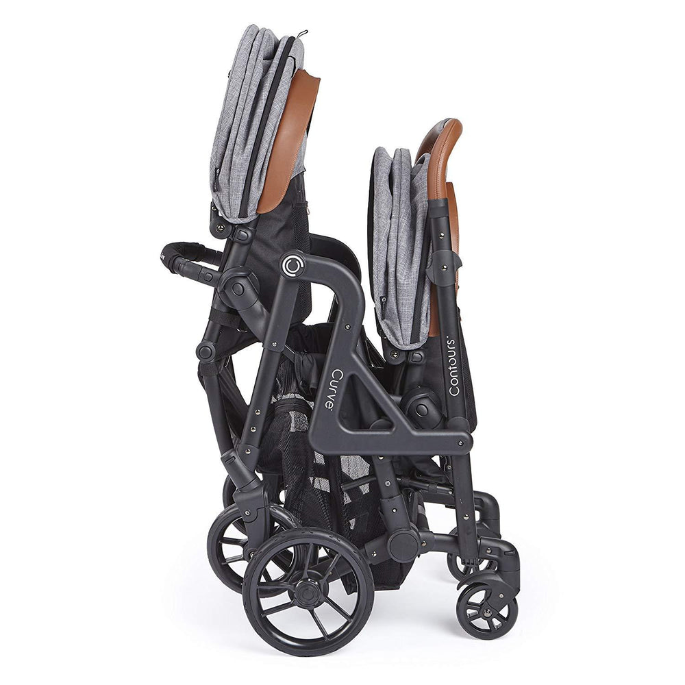 graco contours double stroller Contours ZT020-GRA1 Curve Double Stroller in Gray/Black New – FactoryPure