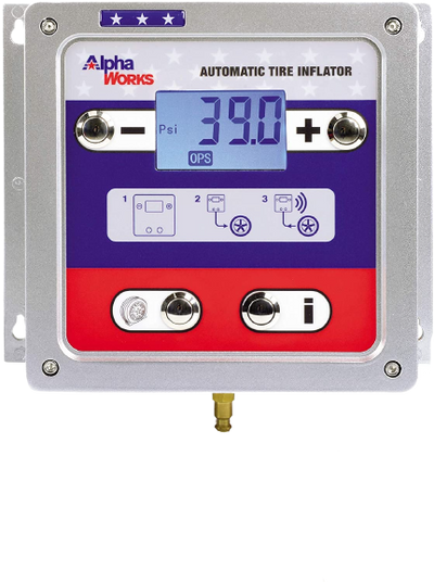 Alpha Works GUR003 1/4 Inch NPT 30 Foot Hose LCD Digital Tire Inflator Gauge New