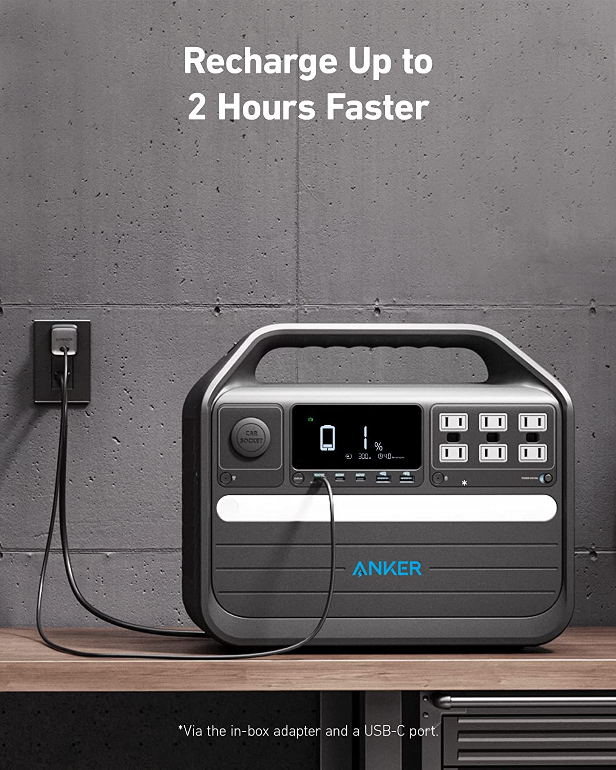 Anker 555 1024WH/1000W PowerHouse Portable Power Station Manufacturer RFB