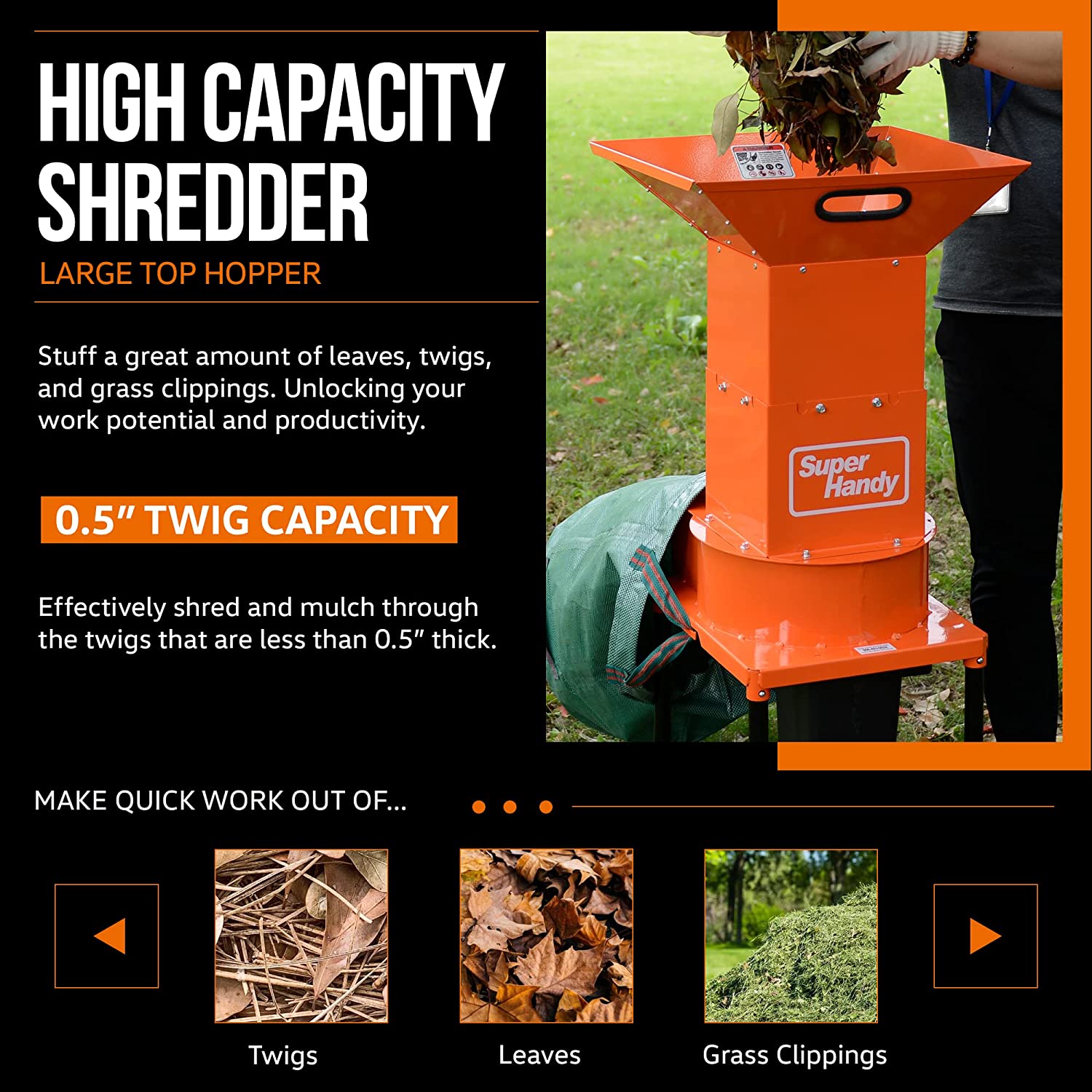 Leaves & Shredders Electric Tobacco Shredder (120V) Sheds up to 1 lb per  minute!