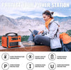 DBPOWER PWPG0009 500W 505Wh 140000mAh Portable Power Station w/ LED Light Solar Battery Generator New