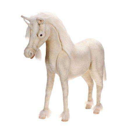 Hansa Creations 4971 Realistic Unicorn Ride-On 40 Inch Stuffed Animal Toy New