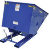 Vestil D-200-HD 6,000 lb. Capacity 2 Cubic Yard Self-Dumping Steel Hopper with Bumper Release Blue New