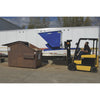 Vestil D-200-HD 6,000 lb. Capacity 2 Cubic Yard Self-Dumping Steel Hopper with Bumper Release Blue New