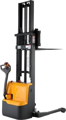 Apollolift A-3039 Powered Forklift Electric Walkie Stacker with Straddle Legs 2640 lbs. Capacity 130