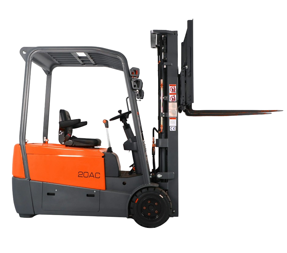 Tory Carrier 3WEFSA44-221 3 Wheel Electric Forklift 4400 lbs. Capacity with Heating Film New