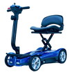 EV Rider S21F Transport AF4W Folding Mobility Scooter Sapphire Blue New