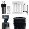 Aquasure AS-WHF48D Whole House Filtration with 48,000 Grain Water Softener Reverse Osmosis System and Sediment-GAC Pre-filter Bundle New