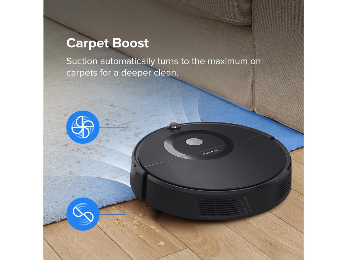 Roborock E5 Self Charging Vacuum and Mop Cleaner with Alexa and Google Assistant Black New
