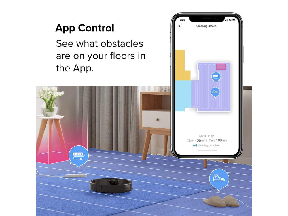 Roborock S6 MaxV Robot Vacuum Cleaner with ReactiveAI and