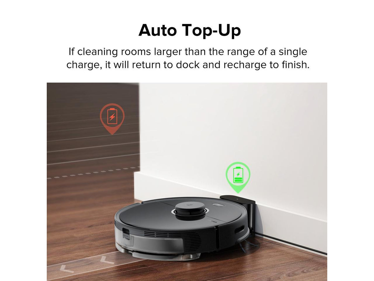Roborock S5 Max Self Charging Vacuum and Mop Cleaner with Alexa and Google Assistant Black New