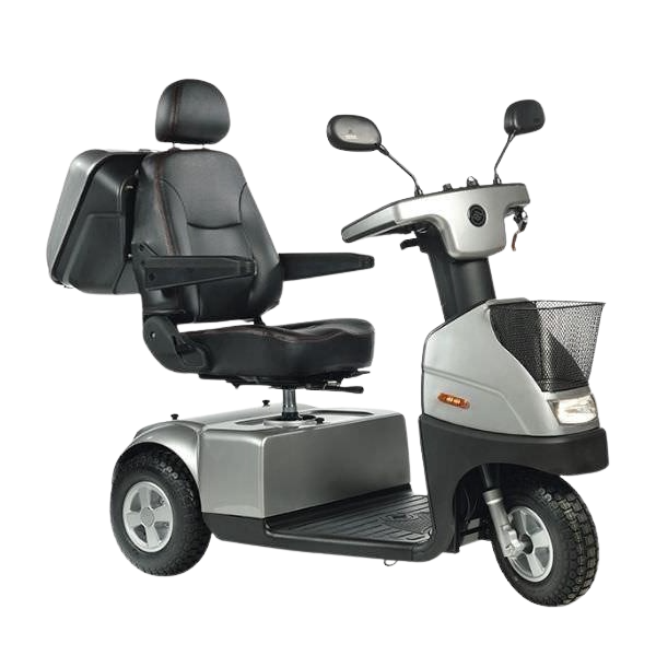 Afikim Afiscooter C3 Standard 3-Wheel Electric Mobility Scooter Silver New