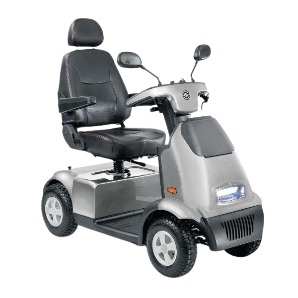 Afikim Afiscooter C4 4-Wheel Electric Mobility Scooter Silver New