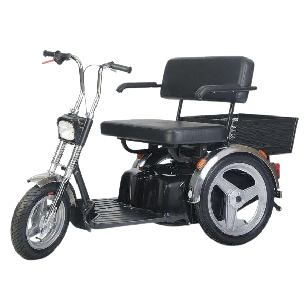 Afikim Afiscooter SE 3-Wheel Electric Mobility Scooter Black & Chrome New