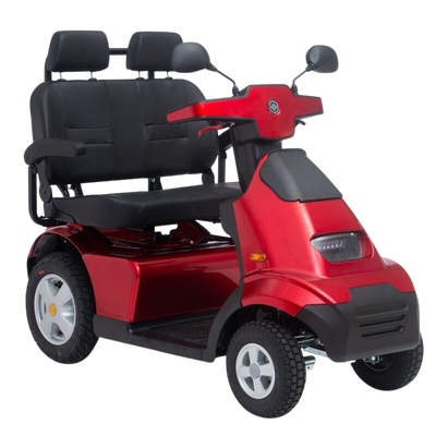 Afikim Afiscooter S4 Duo 4 Wheel Electric Mobility Scooter Dual Seat Red New