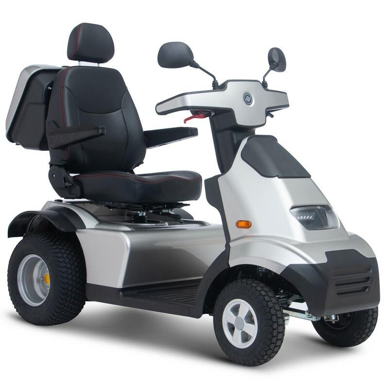 Afikim Afiscooter S4 4-Wheel Electric Mobility Scooter Silver New