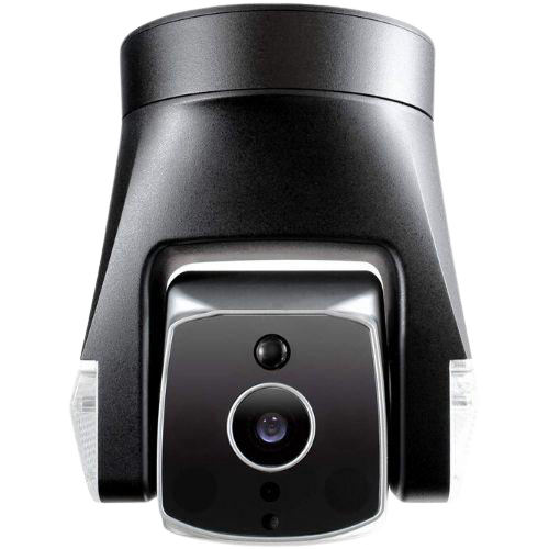 Amaryllo Ares Pro Biometric Auto Tracking Outdoor Security Camera Comes With 1 Year of 24/7 Recording Service Plan  Black New