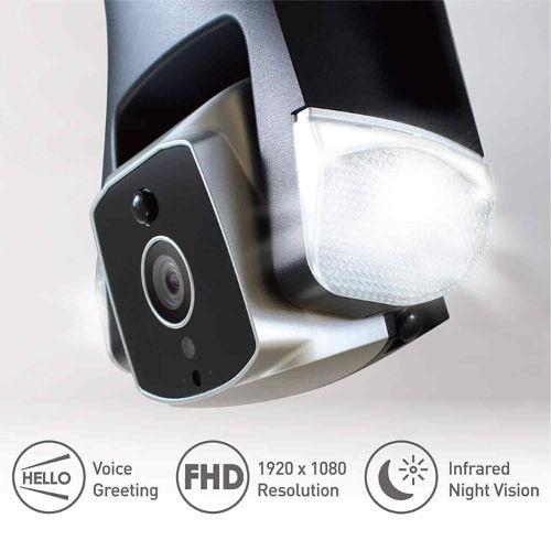 Amaryllo Ares Pro Biometric Auto Tracking Outdoor Security Camera Comes With 1 Year of 24/7 Recording Service Plan  Black New