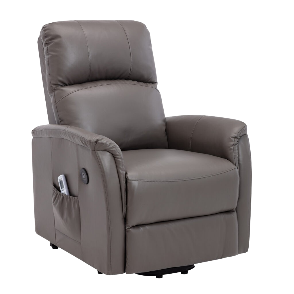 Lifesmart Luxury Leather Power Lift and Recline Massage Chair with Heat Therapy New