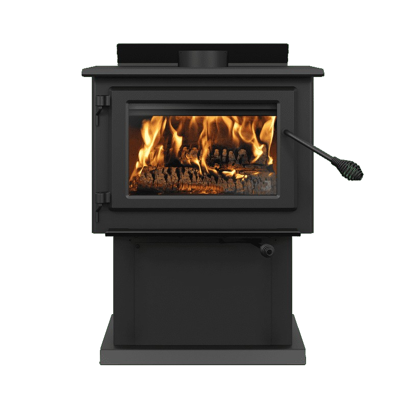 Century Heating FW2800 EPA Certified 1,800 Sq. Ft. Wood Stove On Pedestal New