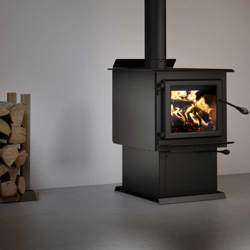 Century Heating FW3200 EPA Certified 2,300 Sq. Ft. Wood Stove On Pedestal New