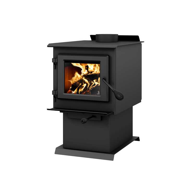 Century Heating S250 EPA Certified 1,200 Sq. Ft. Wood Stove On Pedestal New