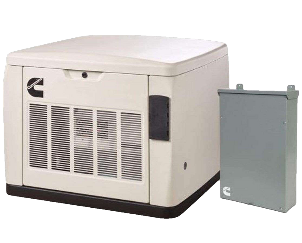 Cummins RS20AC A061C602 20kW w/Remote Monitoring Quiet Connect™ Series Standby Generator LP/NG with 200A Automatic Transfer Switch New