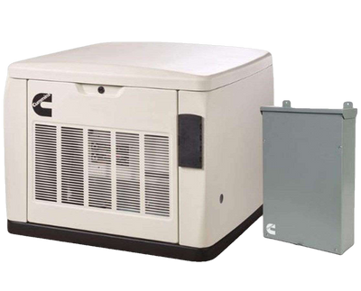 Cummins RS20AC A061C602 20kW WiFi Quiet Connect™ Series Standby Generator LP/NG with 200A Automatic Transfer Switch Scratch and Dent
